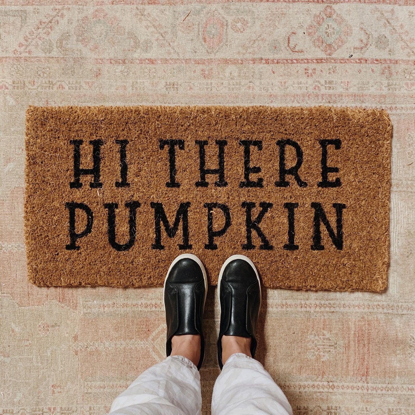 Hi There Pumpkin Doormat