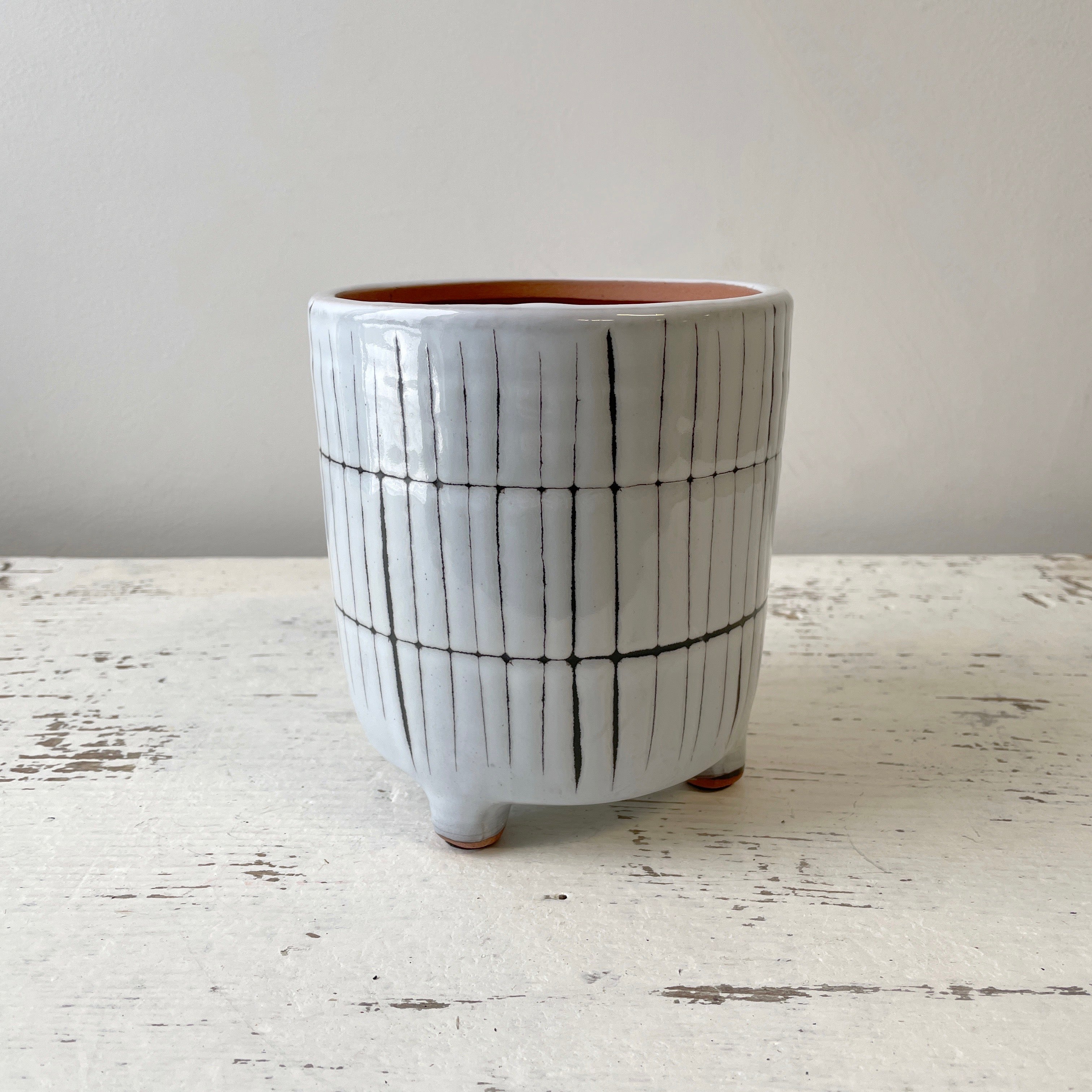 Terracotta Footed Planter