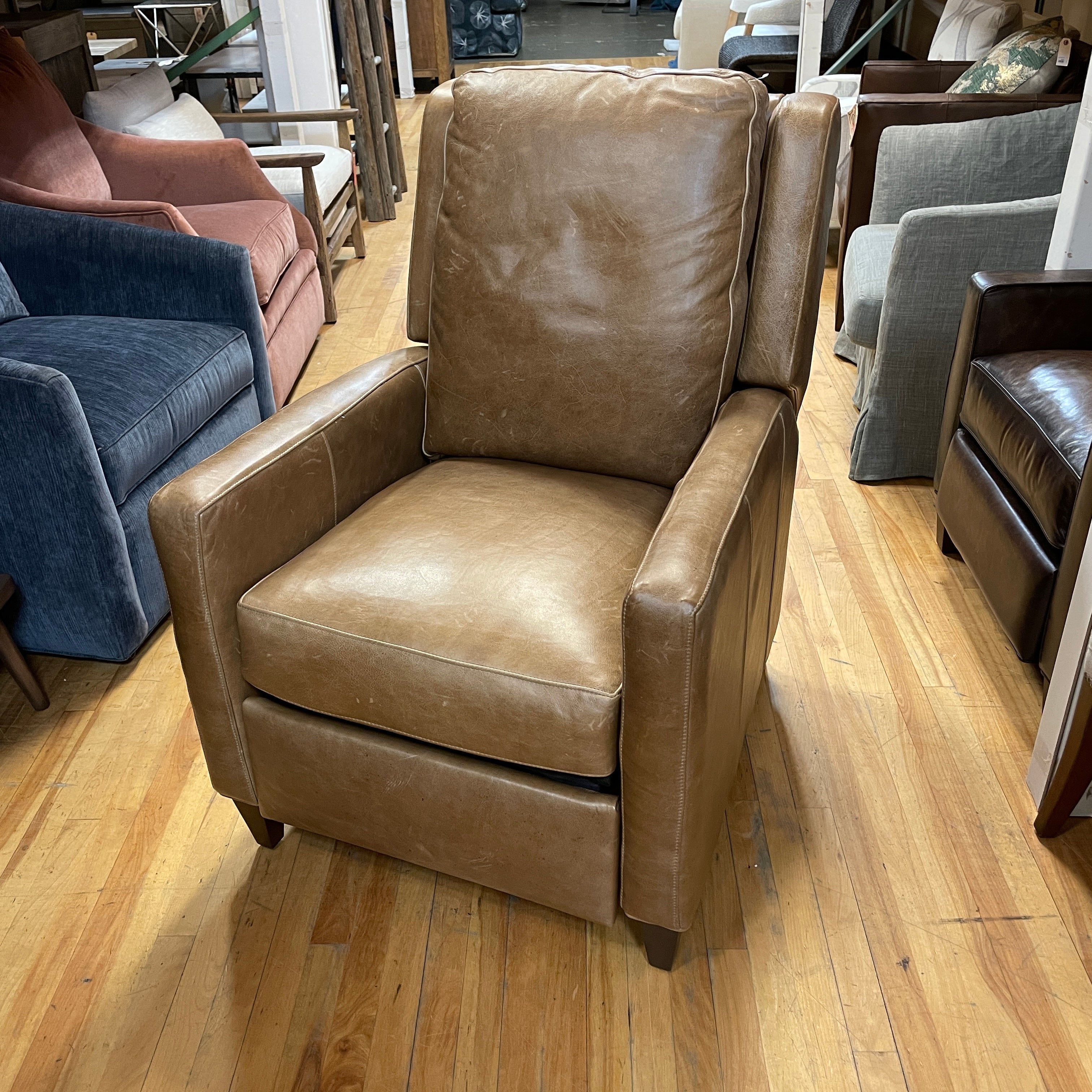 Melville Leather 3-Way Lounger