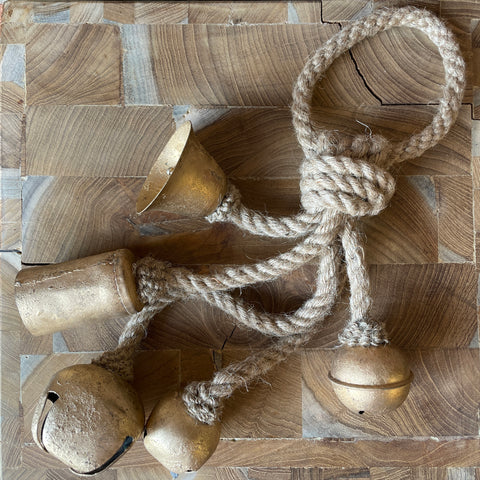 Bells On Jute Hanger