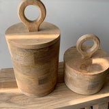 Mango Wood Canister