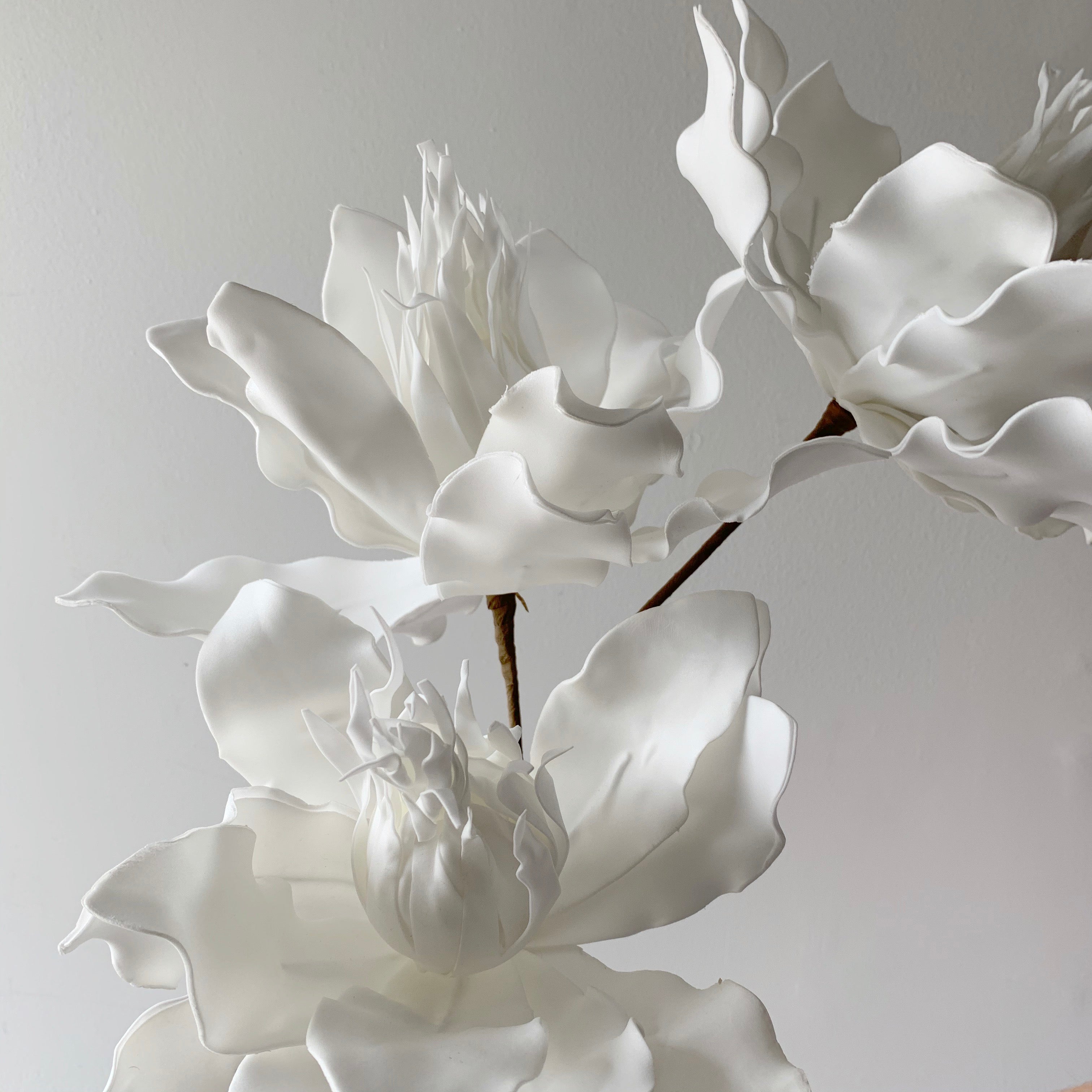 White Foam Floral Stem