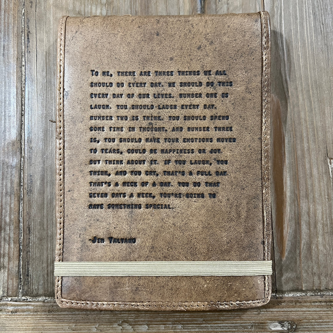 Leather Journal - Jim Valvano
