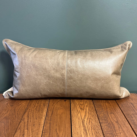 14" x 26" Leather Pillow