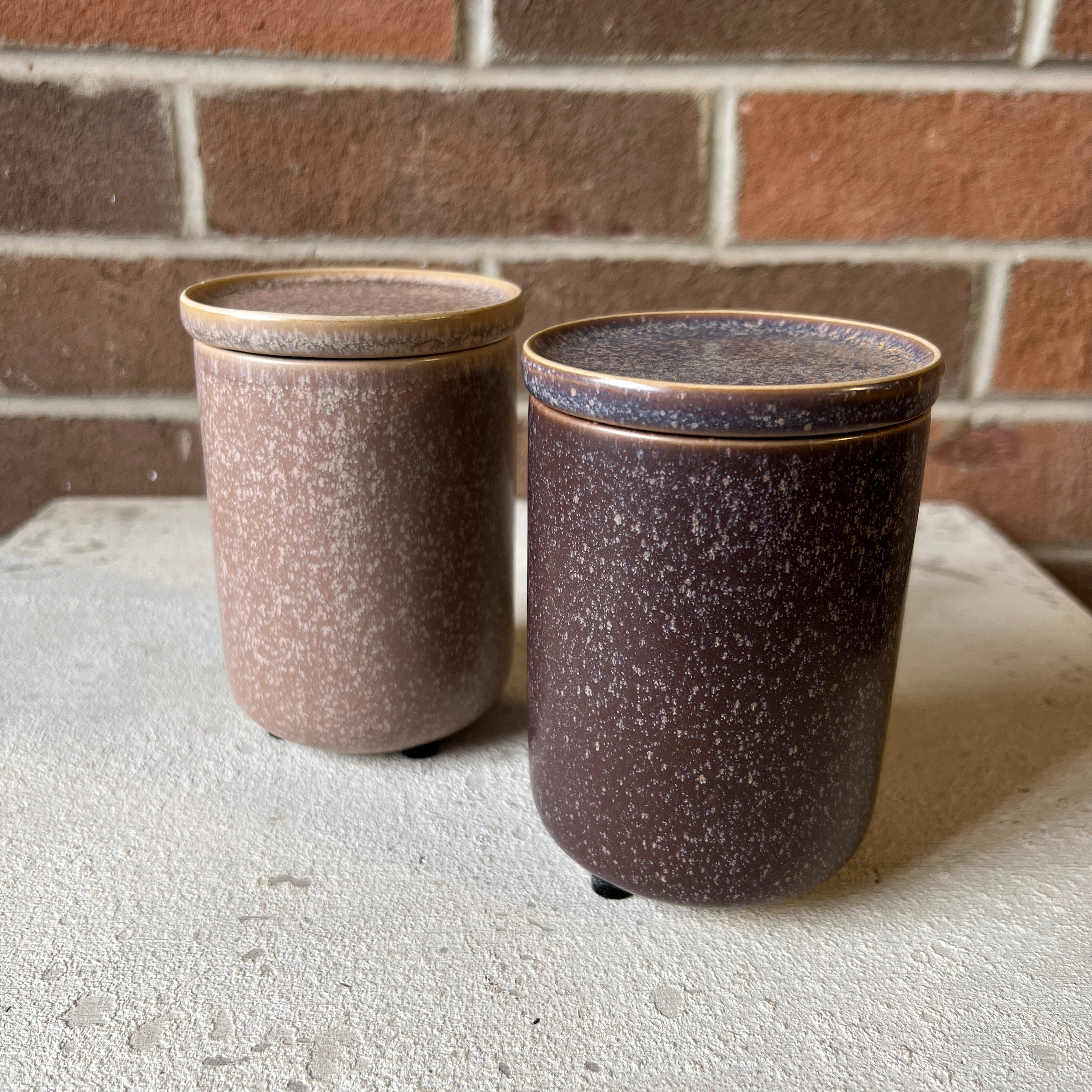 Stoneware Canister - Rose