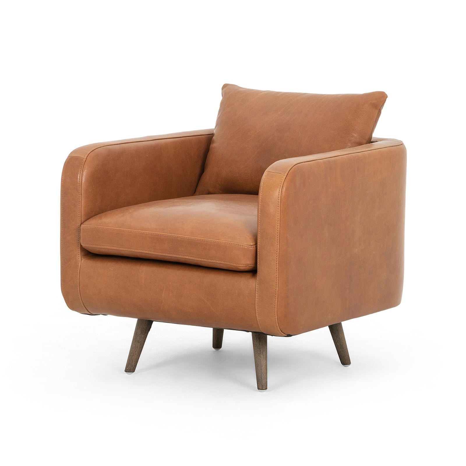 Kailey Leather Swivel Chair