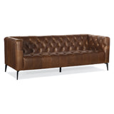 Natalie 84" Leather Sofa