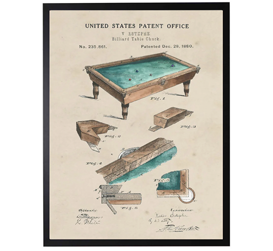 Pool Table Patent
