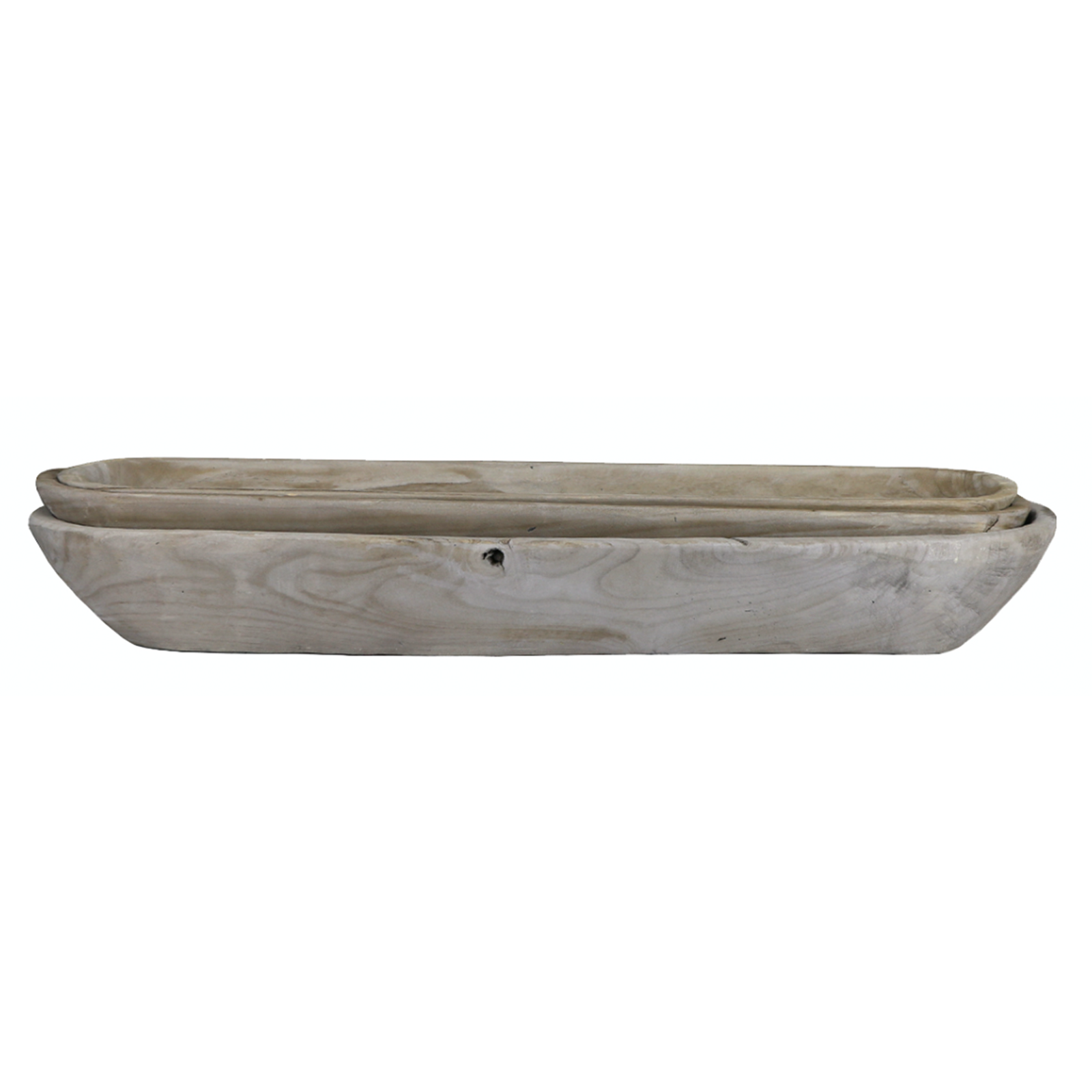 Round Dough Tray - Antique White