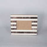 Striped Espresso & Cream Frame- 4x6