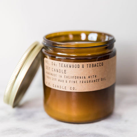 No. 04 Teakwood & Tobacco Soy Candle