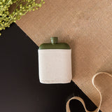 Flask with Canvas Carrier- Army