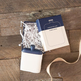 Flask with Canvas Carrier- Navy