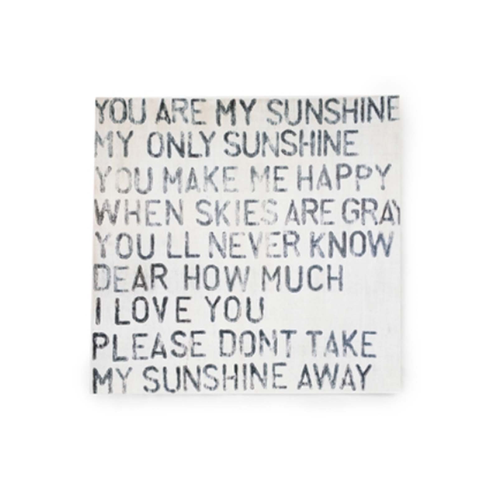 You are my Sunshine Art Poster - 12x12