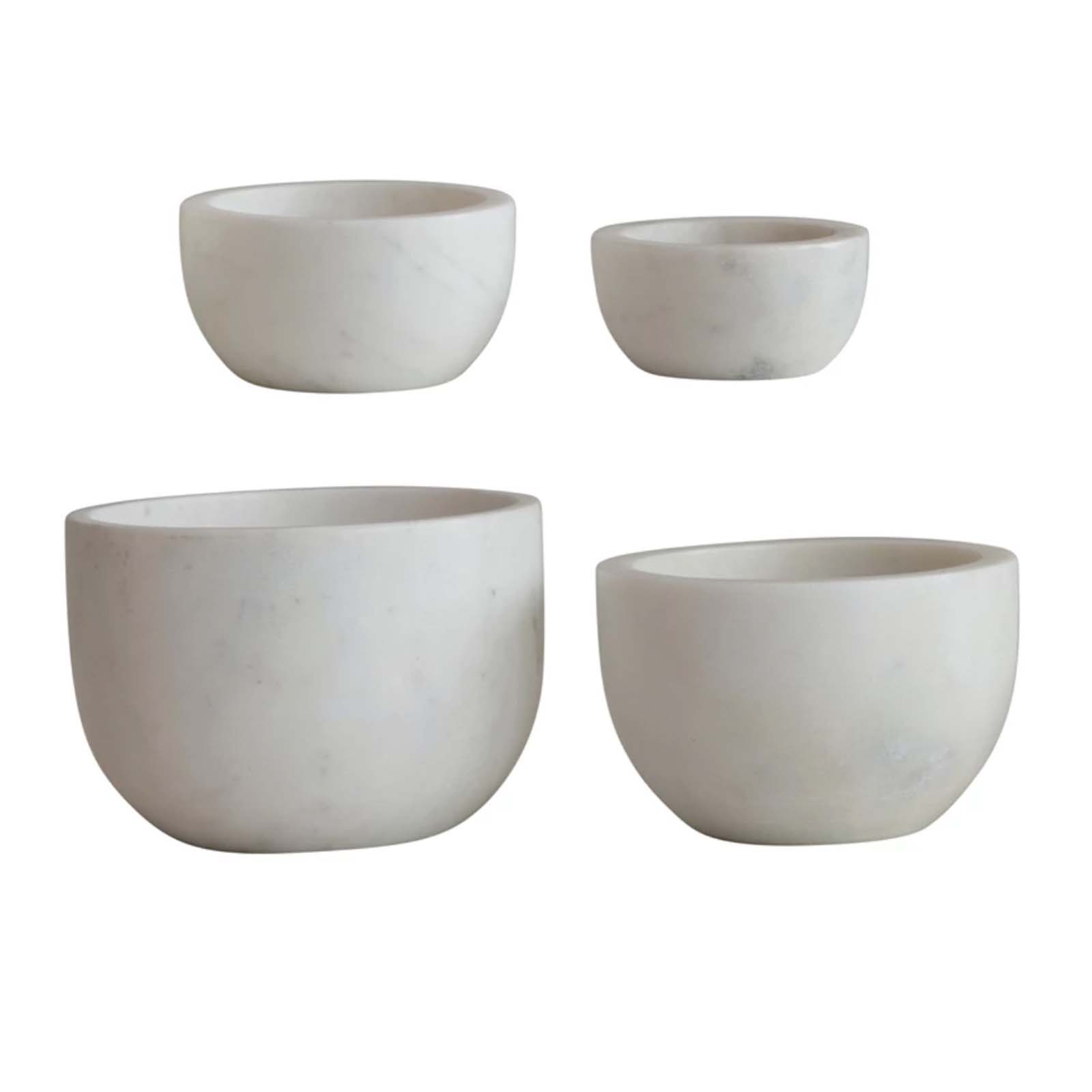 Marble Measuring Bowls - Set of 4