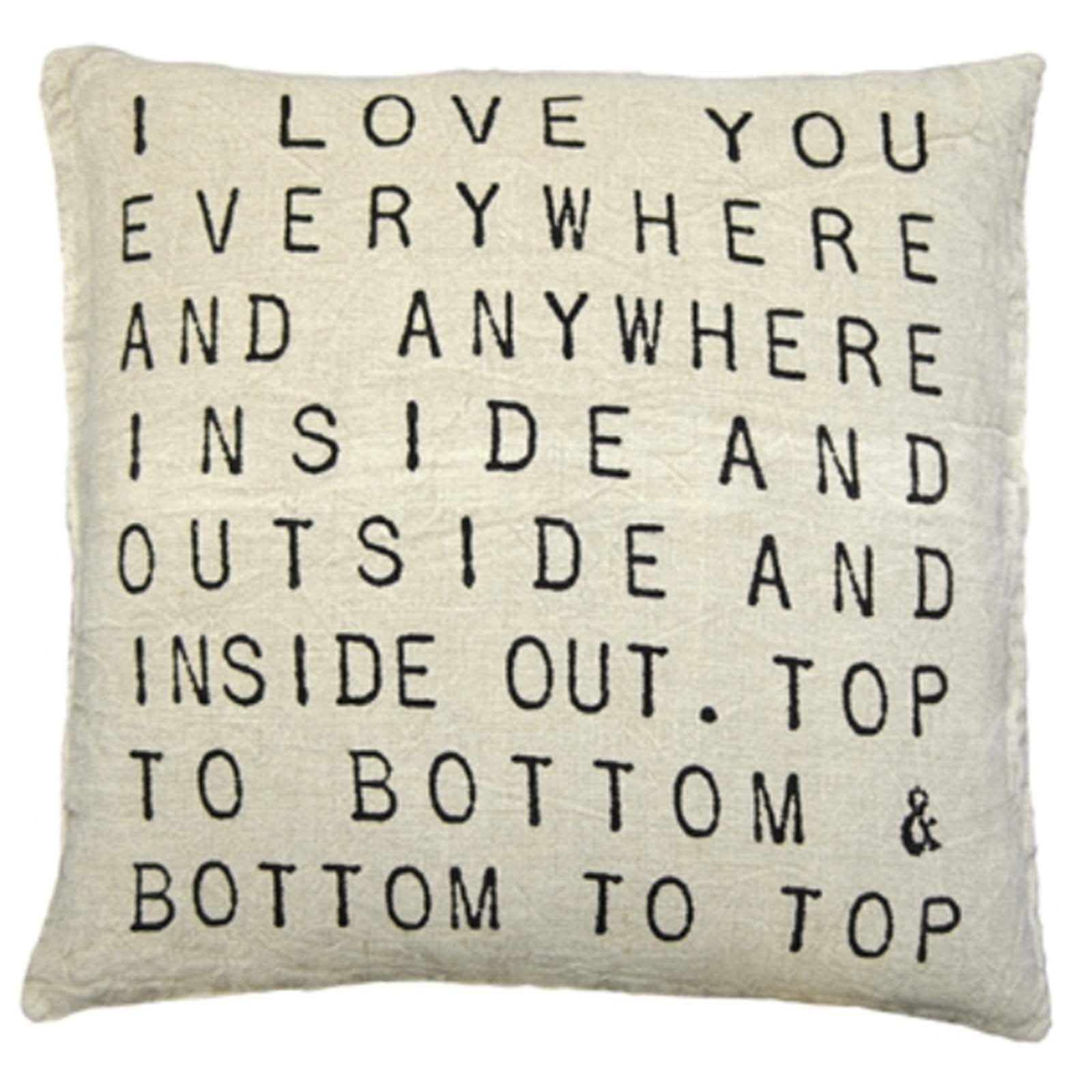 "I Love You" Pillow